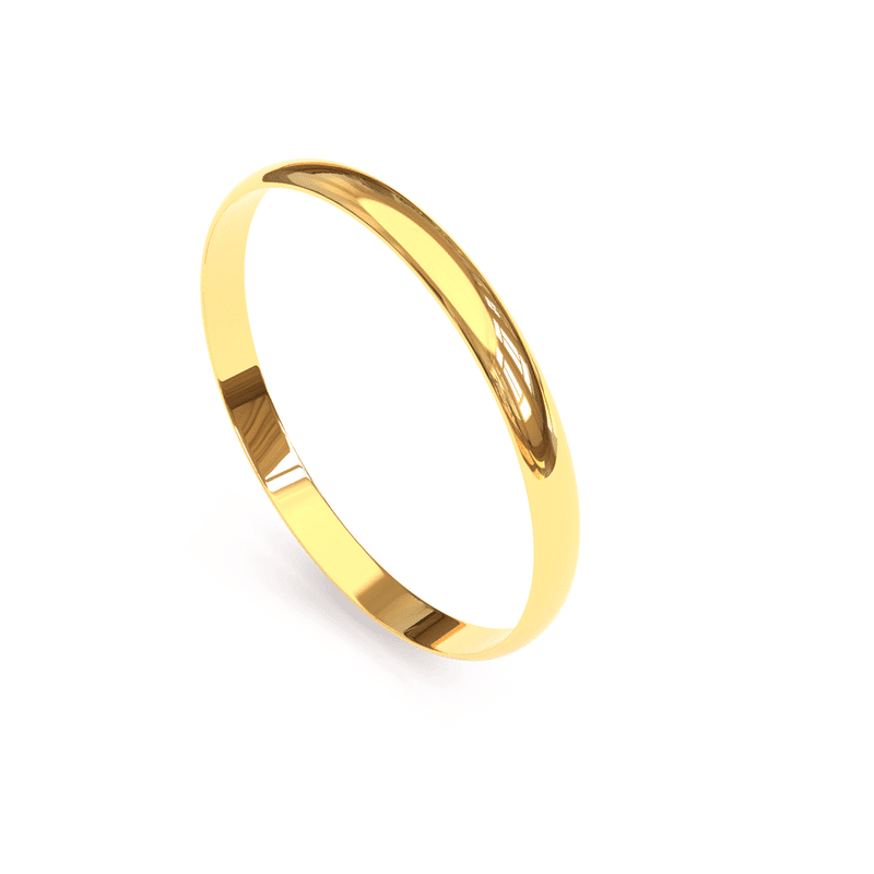 Aliança de casamento simples é elegante? Veja por que muitos casais estão escolhendo esse estilo 3 aliancas de casamento simples Alianca de Ouro 18k Tradicional Lisa AS0001