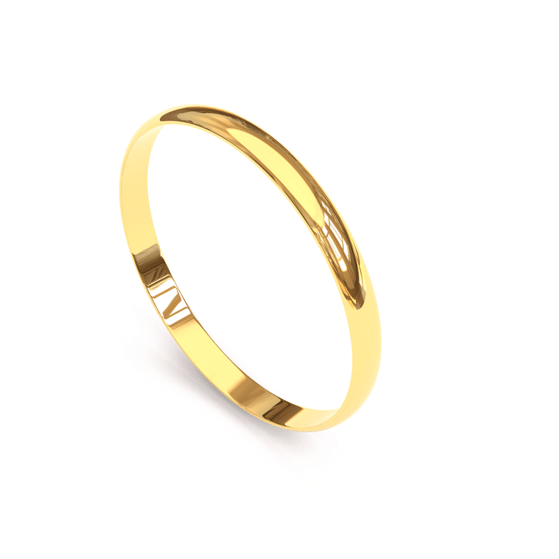 Aliança de casamento simples é elegante? Veja por que muitos casais estão escolhendo esse estilo 4 aliancas de casamento simples Alianca de Ouro Noivado Tradicional Lisa AS0002