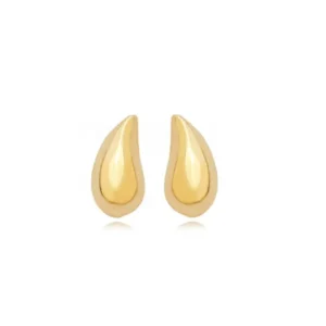 Brinco de Ouro 10K Gota Bojuda Oca BR19103