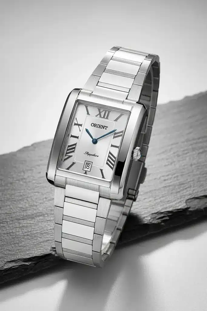 Relógios Retangulares: a tendência que tomou conta das passarelas e dos pulsos mais estilosos 14 Relógios Retangulares