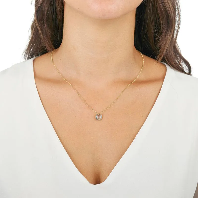 Guia de Presentes para Dia das Mães: joias, relógios e inspirações para surpreender quem você ama 10 Gargantilha de Ouro 18K Malha Portuguesa 45cm com Topazio Sky Quadrado GG25526 1