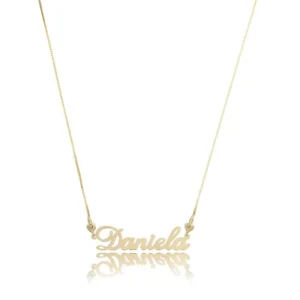 Gargantilha de Ouro 18K com Nome Personalizado GG4852