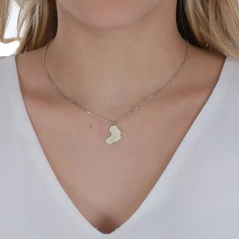 Presentes para mãe da noiva: ideias elegantes e com significado 25 Pingente de Prata Mae e Filho PG24252 1