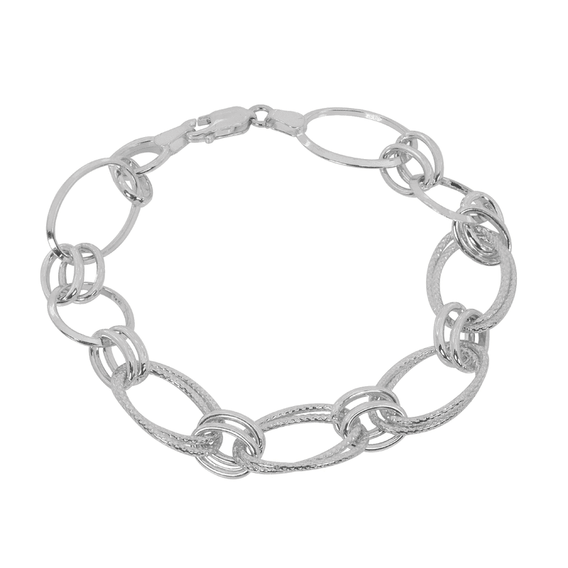 O Diabo Veste Prada 2: As Joias e Relógios que Estão Dominando a Moda em 2026 2 Pulseira em Prata com Elos Ovais Duplos PS20800