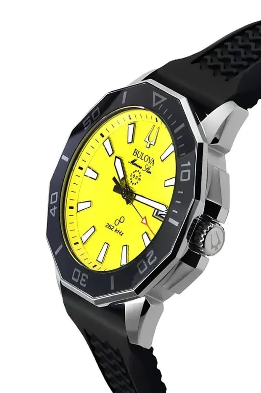 Relógio automático ou quartzo: qual vale mais a pena para você? 14 Relogio BULOVA Masculino Marine Star Precisionist 96B431 Ceramica e Safira 1 edited