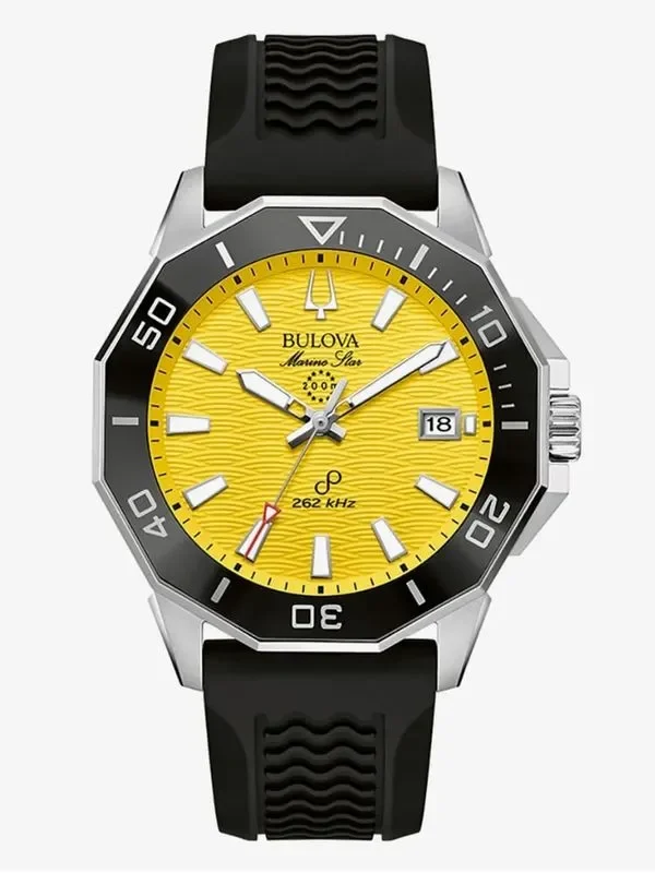 Relógio automático ou quartzo: qual vale mais a pena para você? 13 Relogio BULOVA Masculino Marine Star Precisionist 96B431 Ceramica e Safira edited