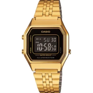 Relogio Feminino Casio Vintage Dourado LA680WGA 1BDF SC 1