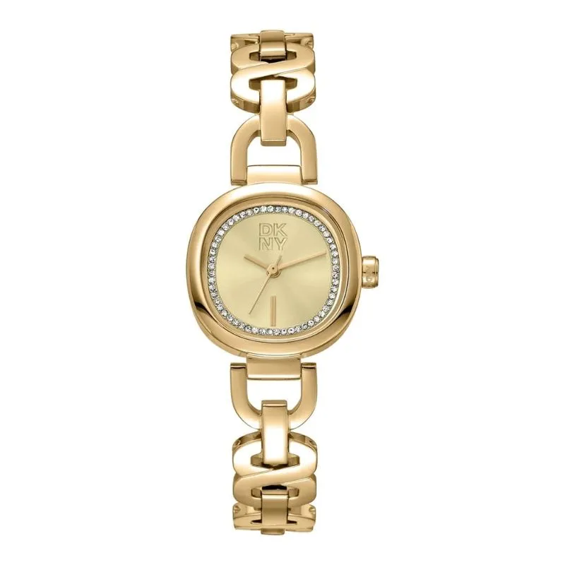 Relógio Feminino Dourado com Joias: Elegância e Sofisticação em Cada Detalhe 3 Relogio Feminino DKNY Quartz DK1L139M0035 Dourado
