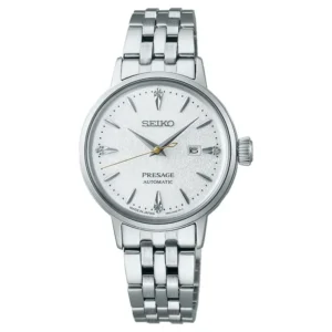 Relogio Feminino Presage Cocktail Time Hot Buttered Rum SRE017J1 Prateado