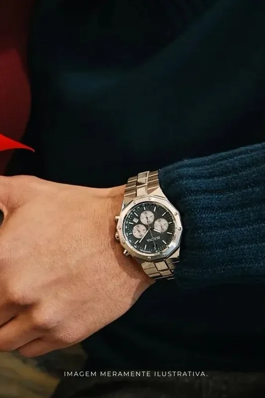 Relógio automático ou quartzo: qual vale mais a pena para você? 17 Relogio Masculino Bulova Automatico 96B459 Cinza 1 edited
