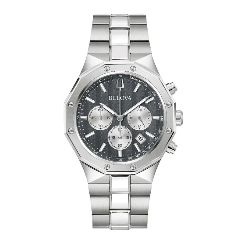 Relógio automático ou quartzo: qual vale mais a pena para você? 18 Relogio Masculino Bulova Automatico 96B459 Cinza