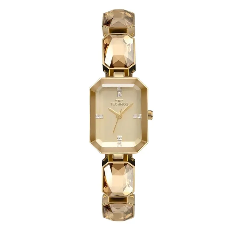 O Diabo Veste Prada 2: As Joias e Relógios que Estão Dominando a Moda em 2026 31 Relogio Technos Feminino Crystal Dourado 2036MTT 1D