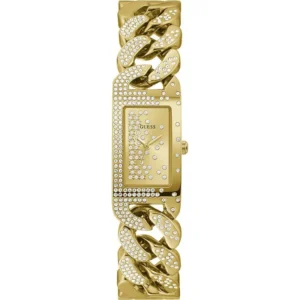 relogio feminino dourado com joias Relogio Feminino Analogico Dourado Guess GW0298L2