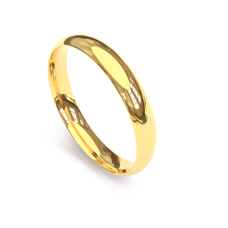 Qual é a Diferença de Ouro Amarelo, Branco e Rosé? 1 Alianca de Ouro Acabamento Liso AS0789