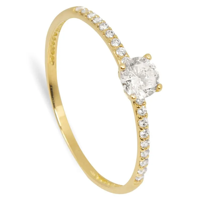 Look Verde e Amarelo: guia completo de looks e joias para torcer com estilo 14 look copa do mundo casa das aliancas Anel Ouro 18K Solitario com Zirconias AN21155