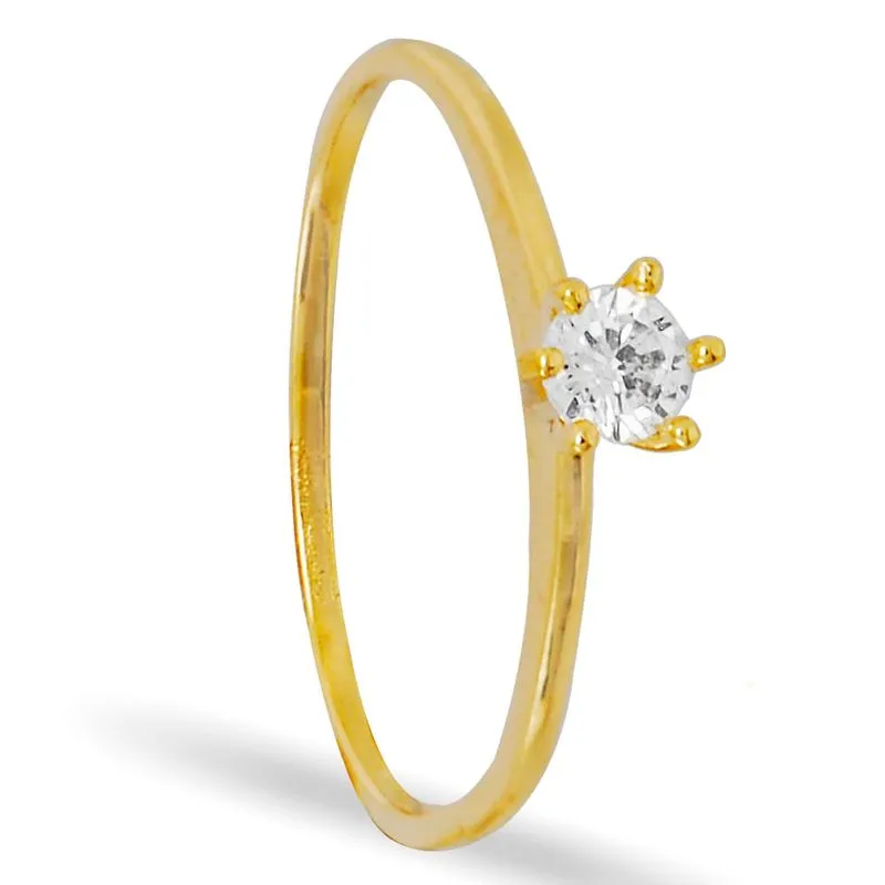 Look Verde e Amarelo: guia completo de looks e joias para torcer com estilo 1 look copa do mundo casa das aliancas Anel de Prata Solitario com Banho 6 Garras e Zirconia Branca AN21276