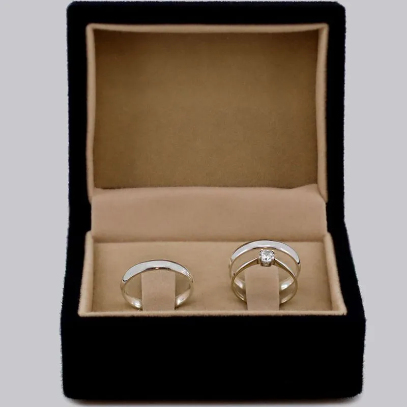 Por que vem 3 alianças de namoro? Entenda o significado do kit completo 1 por que vem 3 aliancas de namoro Alianca de Prata Compromisso Anatomica Lisa AS0059 2